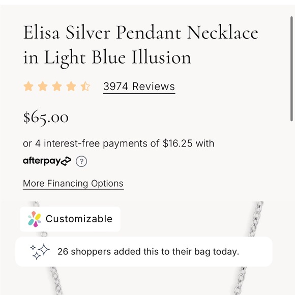 Kendra Scott Elle Earrings and Elisa Pendant - Picture 4 of 6